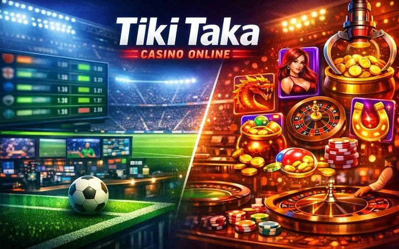 Tiki Taka Casino sportsbook hero banner