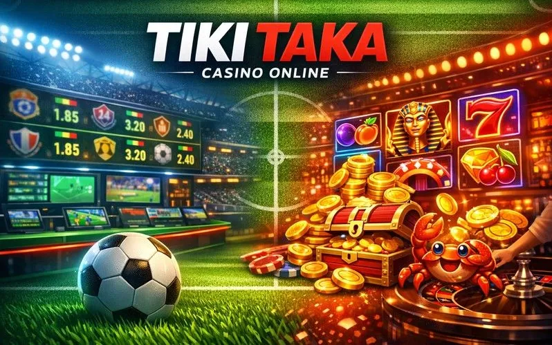 TikiTaka Casino games catalogue banner